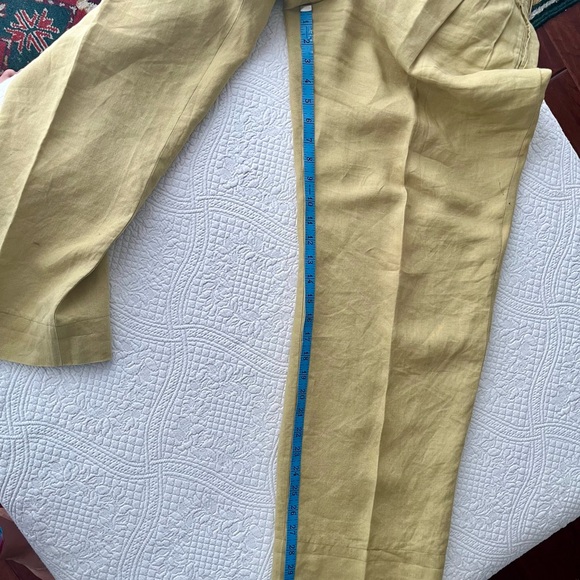 100% Linen Made in Italy Trousers - Picture 15 of 15